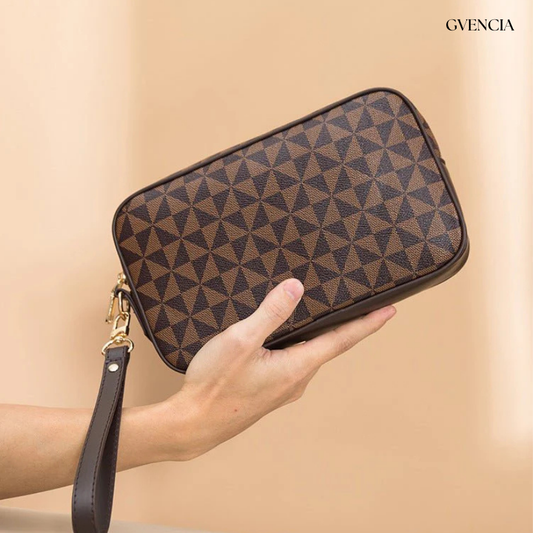 All-matching Printed Clutch Personalized Business Hand-held Bag Clip Wallet